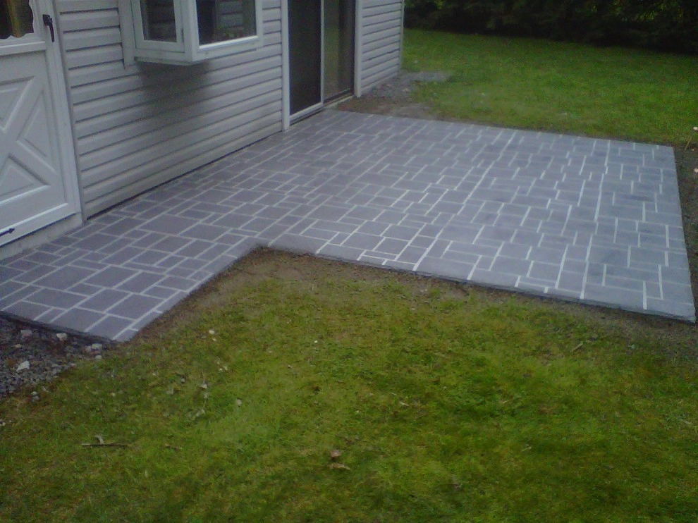 Spray texture concrete overlay in Abington by 1-877-lawn-crew - Photo 10