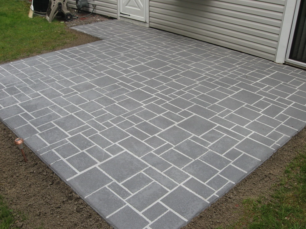 Spray texture concrete overlay in Abington by 1-877-lawn-crew - Photo 4