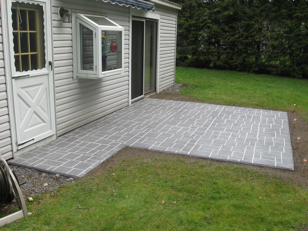 Spray texture concrete overlay in Abington by 1-877-lawn-crew - Photo 5