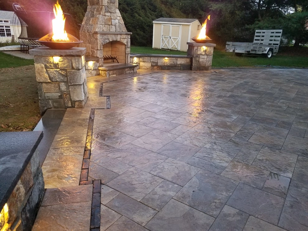 Easton patio, fire pit, outdoor kitchen by 1-877-lawn-crew - Photo 5