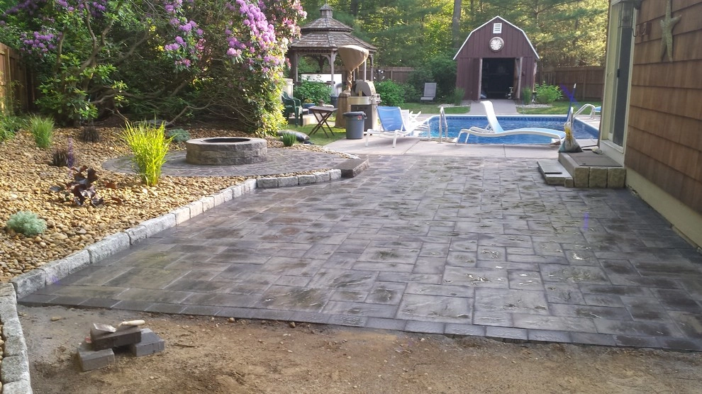 Hingham patio and landscape install project. by 1-877-lawn-crew - Photo 14