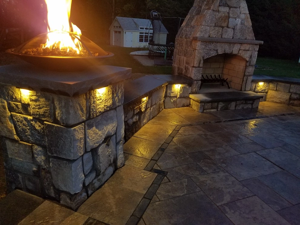 Easton patio, fire pit, outdoor kitchen by 1-877-lawn-crew - Photo 9