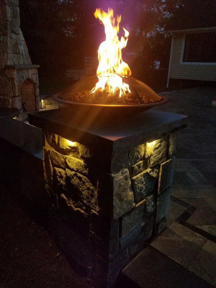 Easton patio, fire pit, outdoor kitchen by 1-877-lawn-crew - Photo 12