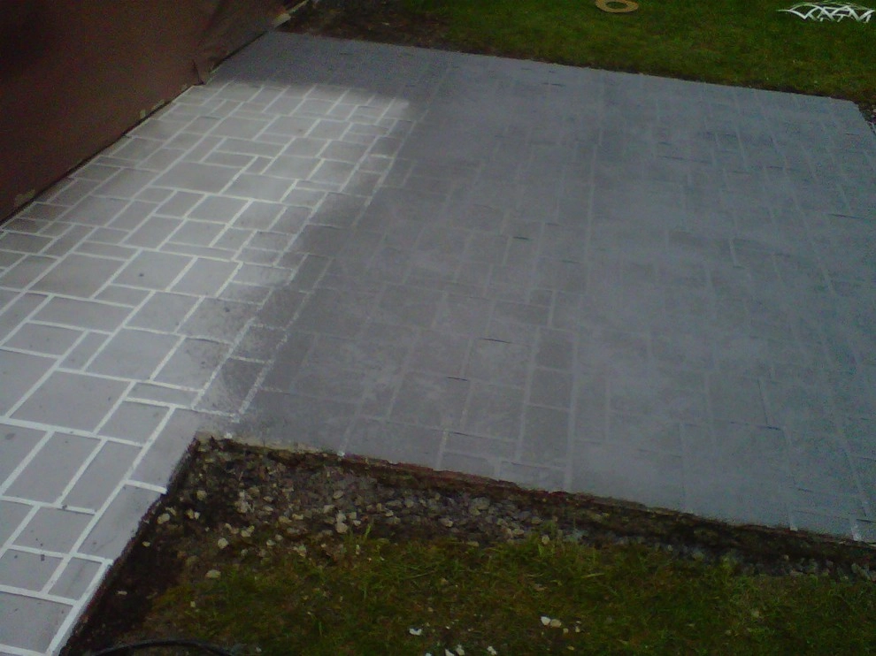 Spray texture concrete overlay in Abington by 1-877-lawn-crew - Photo 8