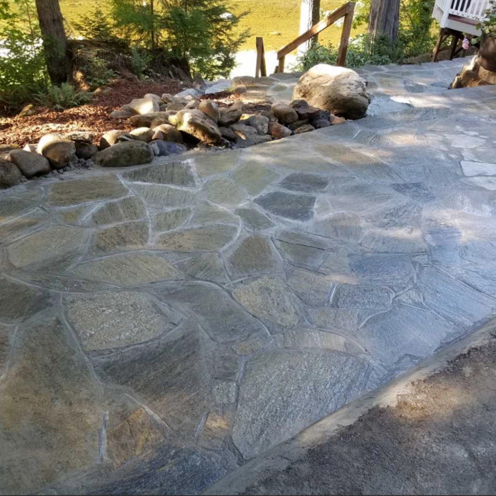 Flagstone, Pavers & Water Pond by 4 Seasons Landscaping, LLC - Photo 3