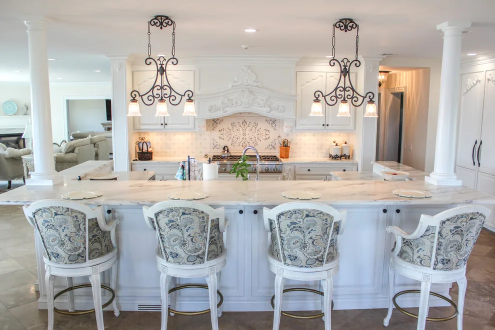 Modern French Kitchen - Opulence by the River by Baine Contracting, Inc. - Photo 8