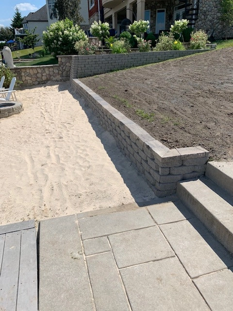 Brick Retaining Wall & Grading by A+ Equipment Services And Excavation - Photo 5
