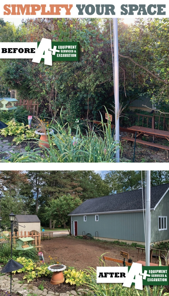 Reclaiming Space and Improving View by Clearing Overgrown Trees & Landscaping by A+ Equipment Services And Excavation - Photo 8
