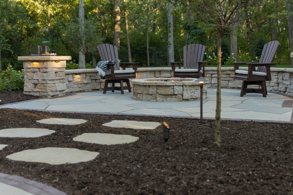 A Captivating Landscape: Limestone, Pergola, and a lot more by A.M. Woodland Outdoor - Photo 5