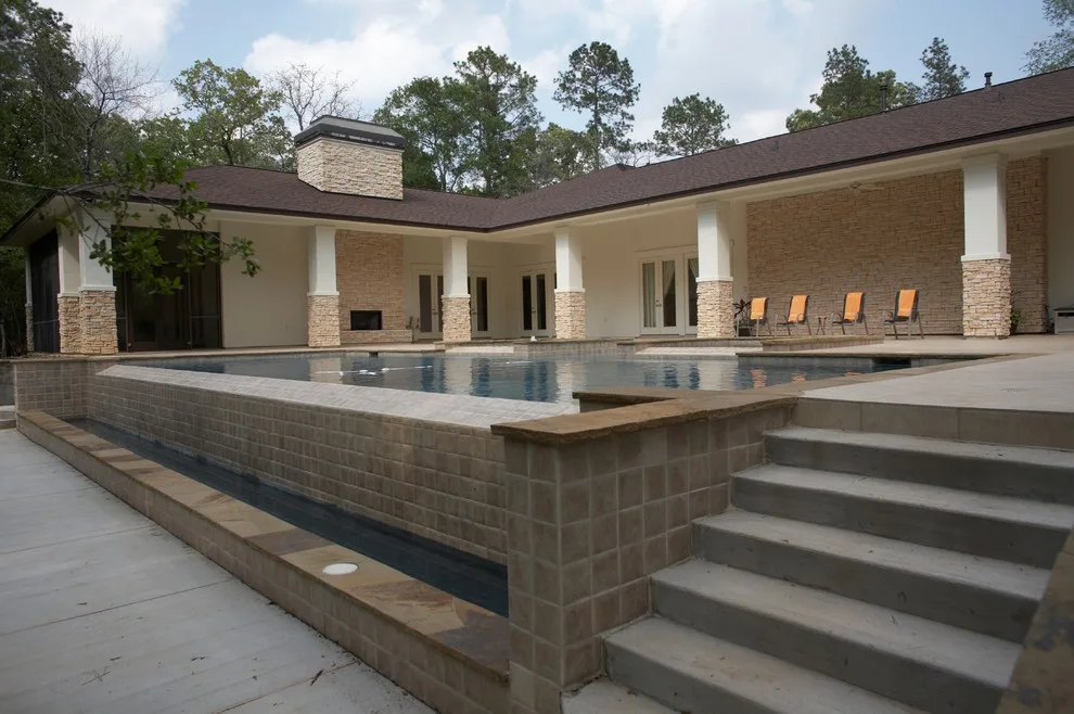 Contemporary Design Inspired by Frank Lloyd Wright by J.W. Neathery Custom Home Craftsman - Photo 9