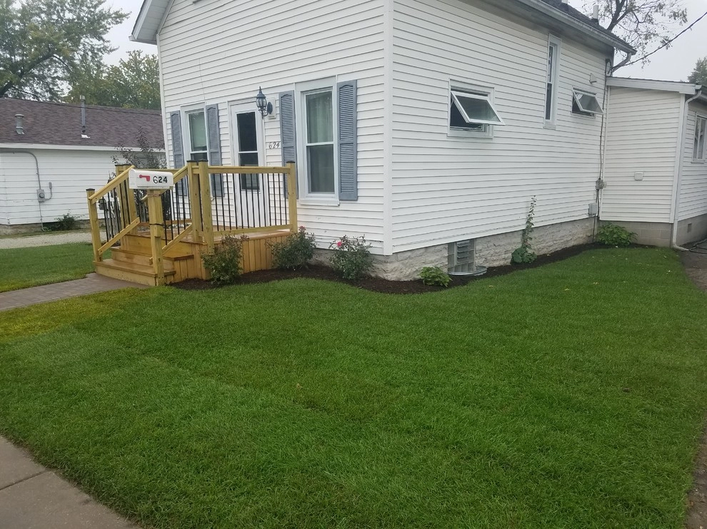 Sod Installaton and Paver Walkway by Aerate 1 Landscaping & Ponds, Inc - Photo 2