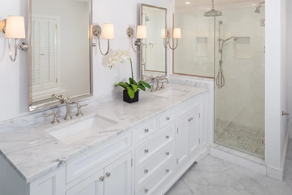 Greenwich Bathroom Renovation Award Winner by Woodland Partners Custom Builders - Photo 5