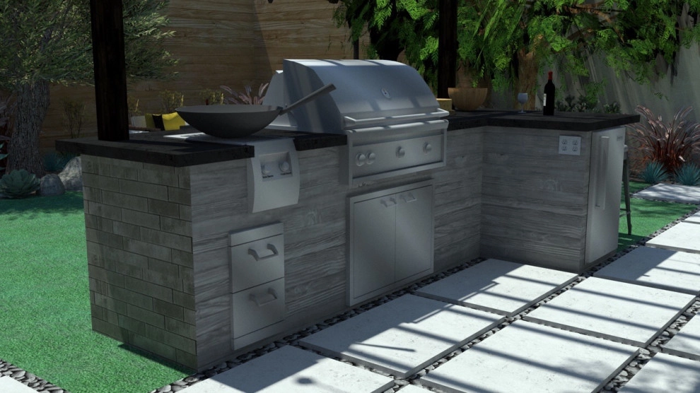 3D rendering - Outdoor living by Alford's English Gardens Inc - Photo 3
