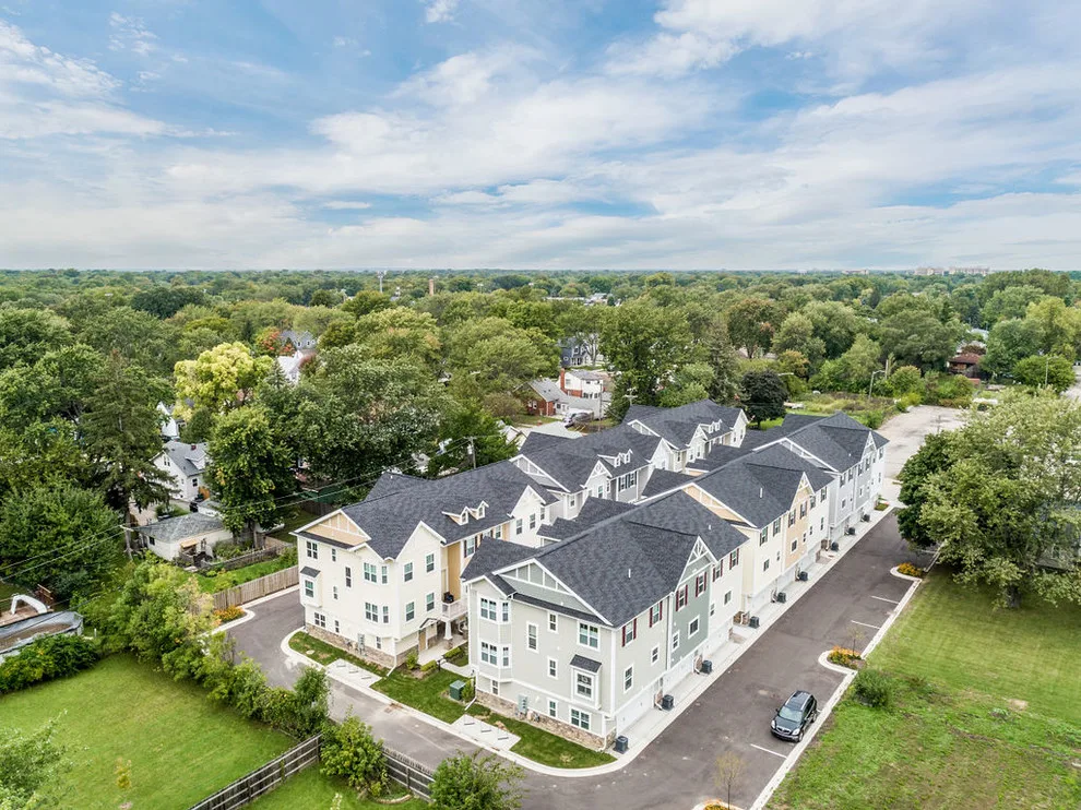 Aerial View of Harvard Commons Townhomes by Mark Adler Homes, LLC - Photo 10