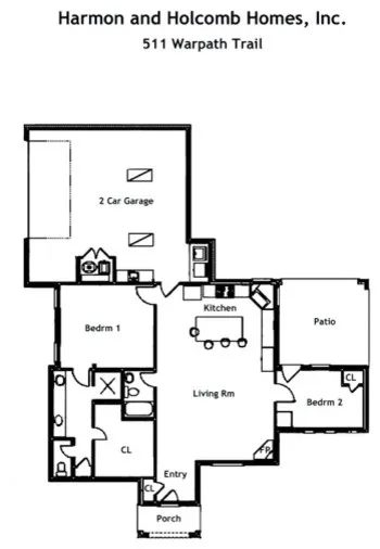 Home Blueprints by Harmon & Holcomb Homes - Photo 44
