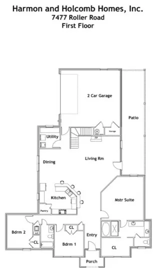 Home Blueprints by Harmon & Holcomb Homes - Photo 108