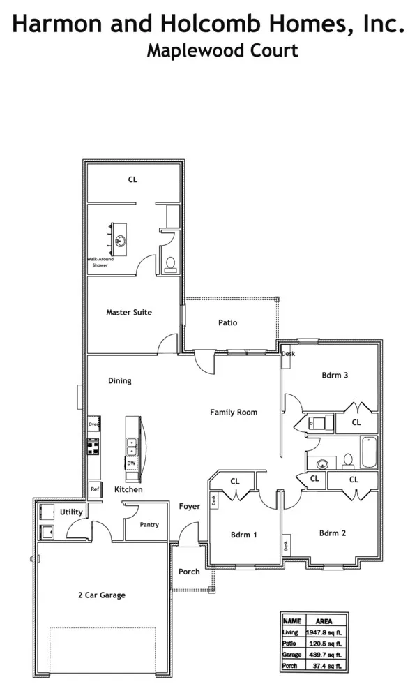 Home Blueprints by Harmon & Holcomb Homes - Photo 2