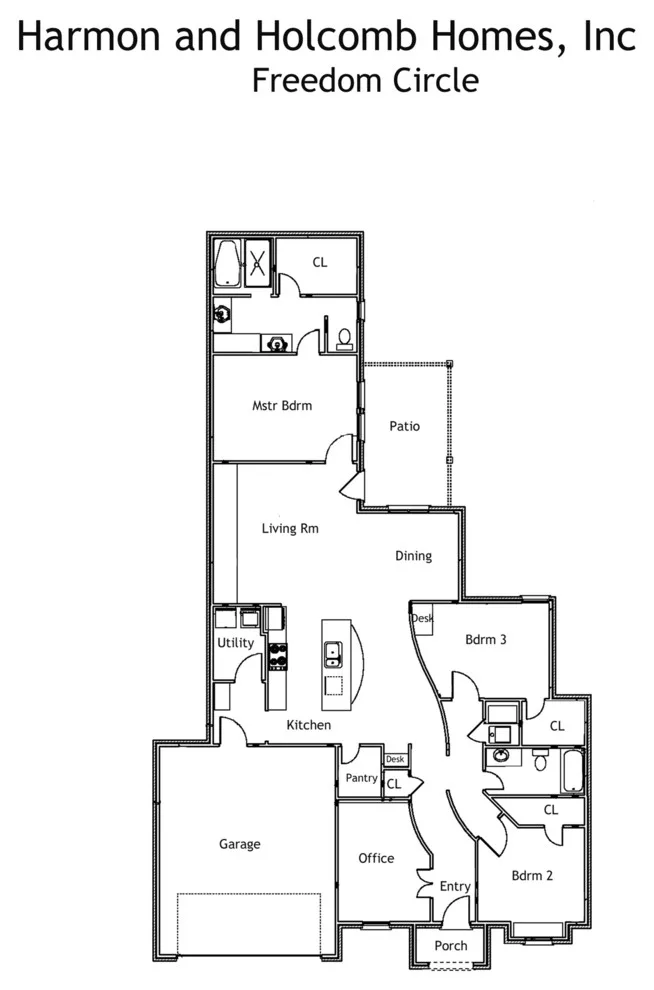 Home Blueprints by Harmon & Holcomb Homes - Photo 26