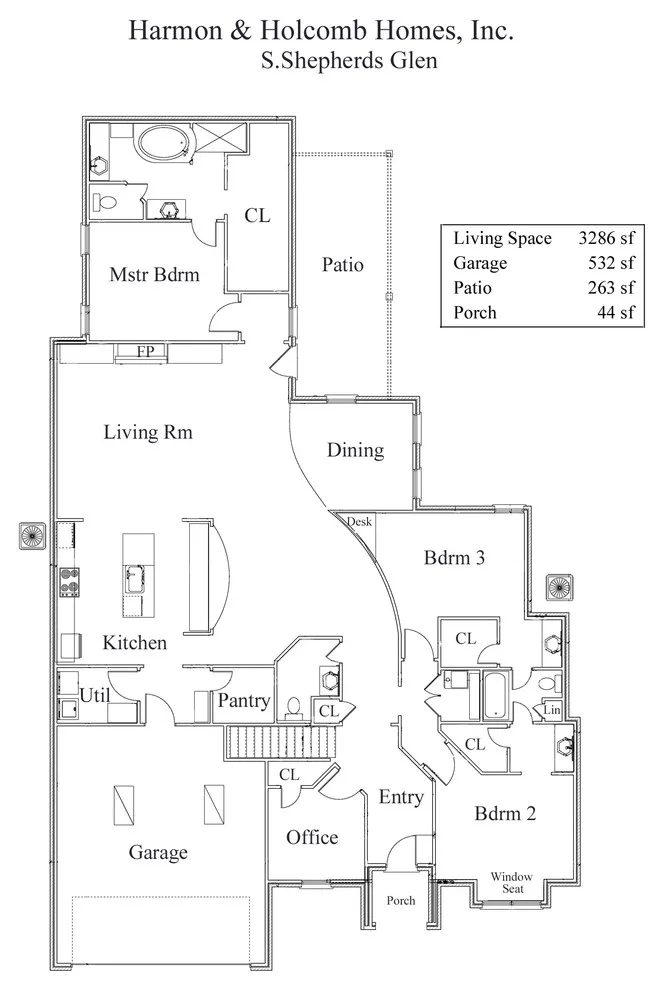 Home Blueprints by Harmon & Holcomb Homes - Photo 11