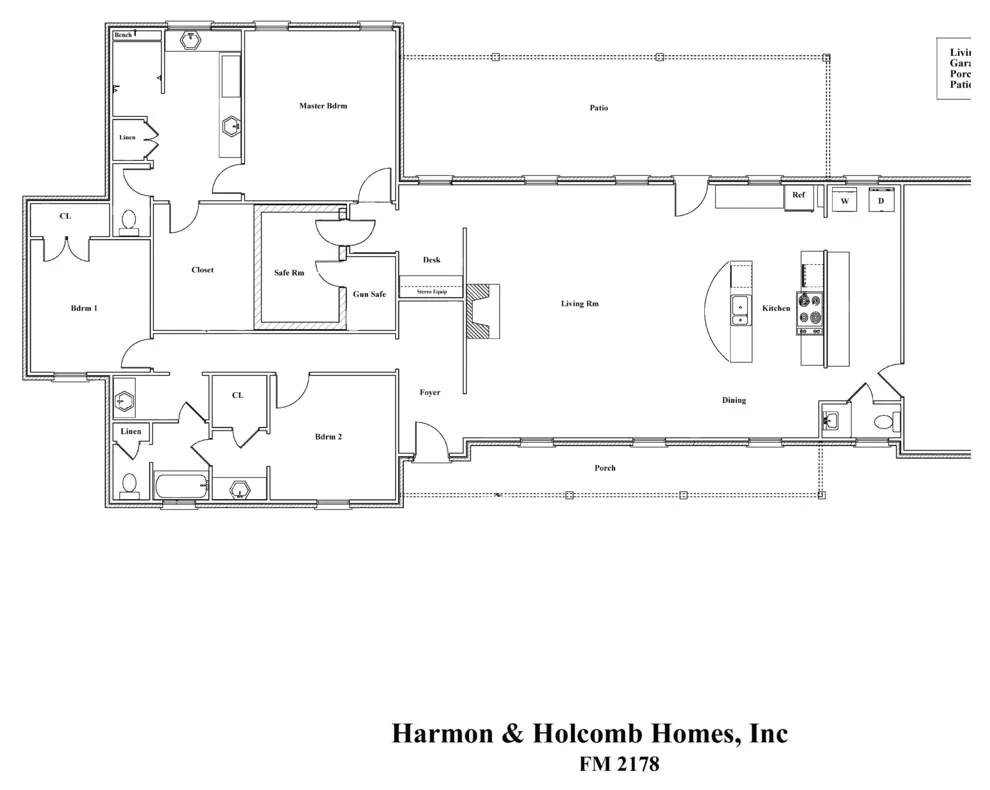 Home Blueprints by Harmon & Holcomb Homes - Photo 14