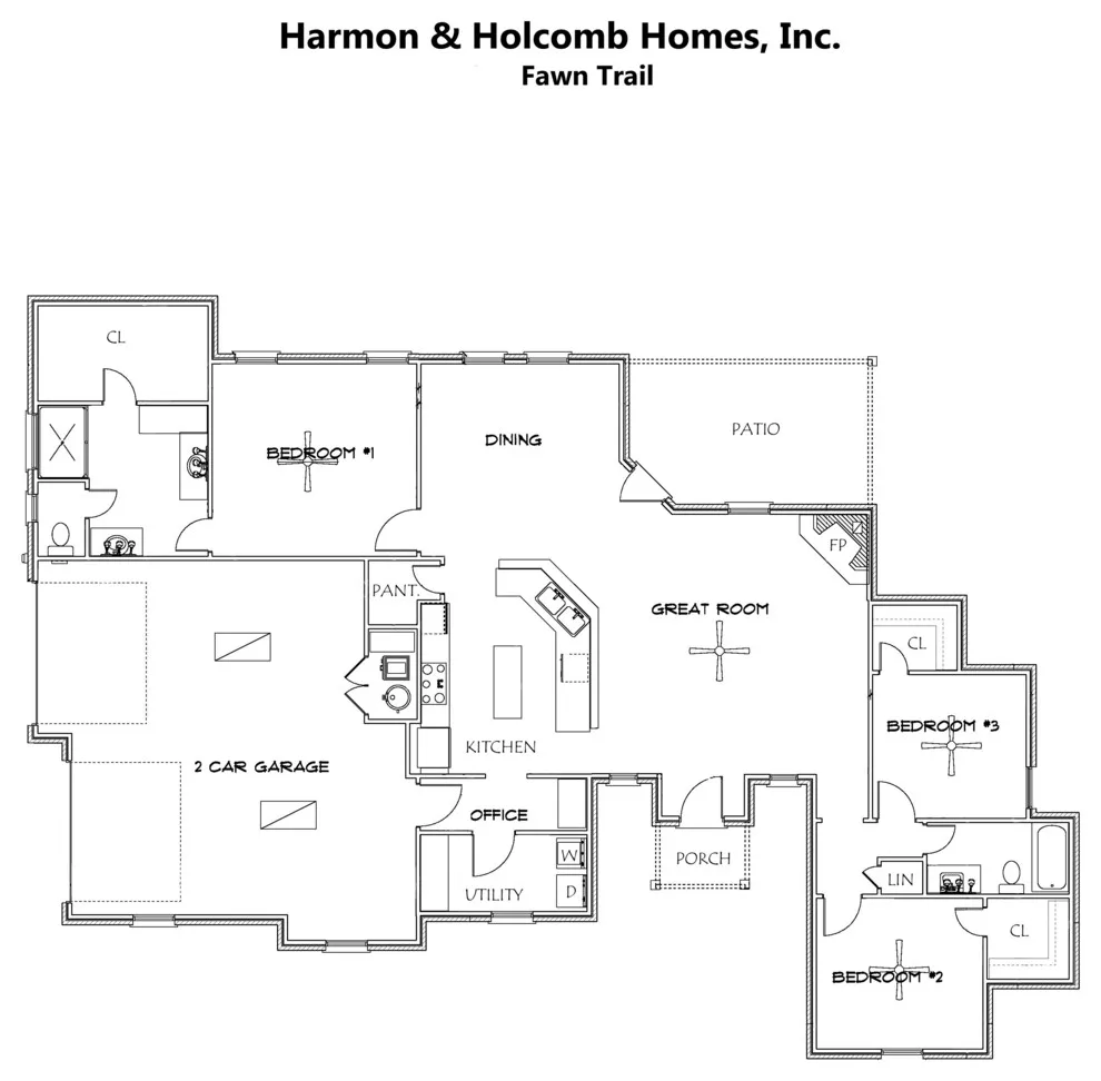 Home Blueprints by Harmon & Holcomb Homes - Photo 47