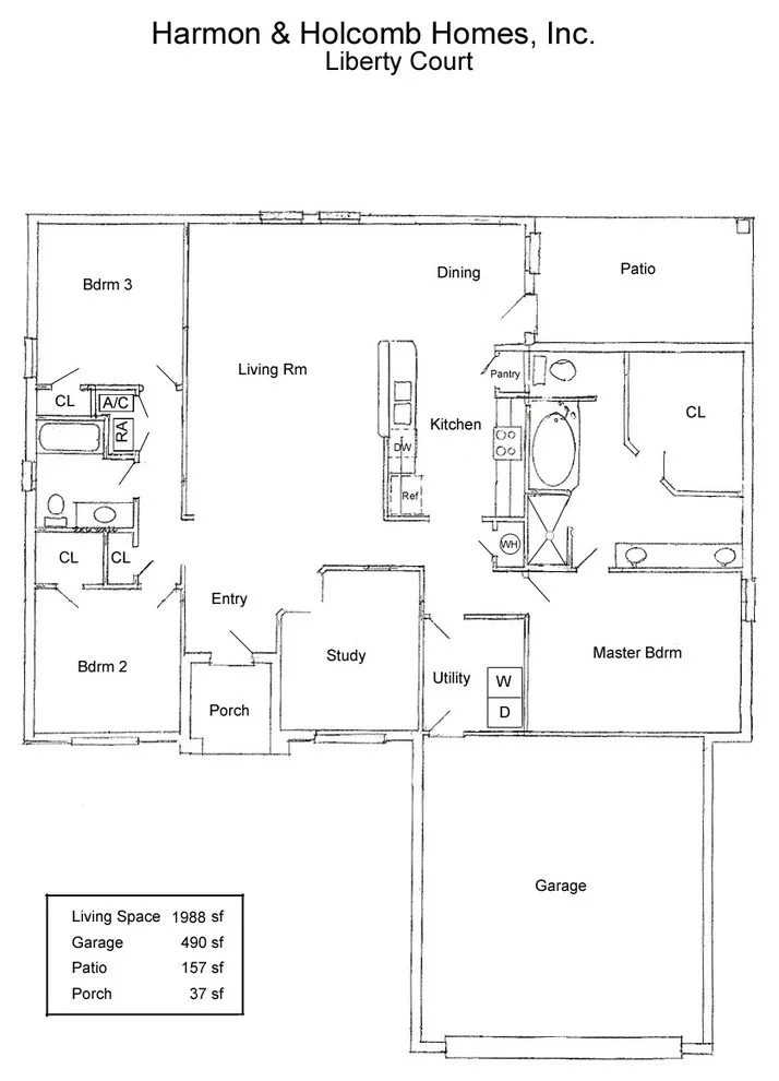 Home Blueprints by Harmon & Holcomb Homes - Photo 126
