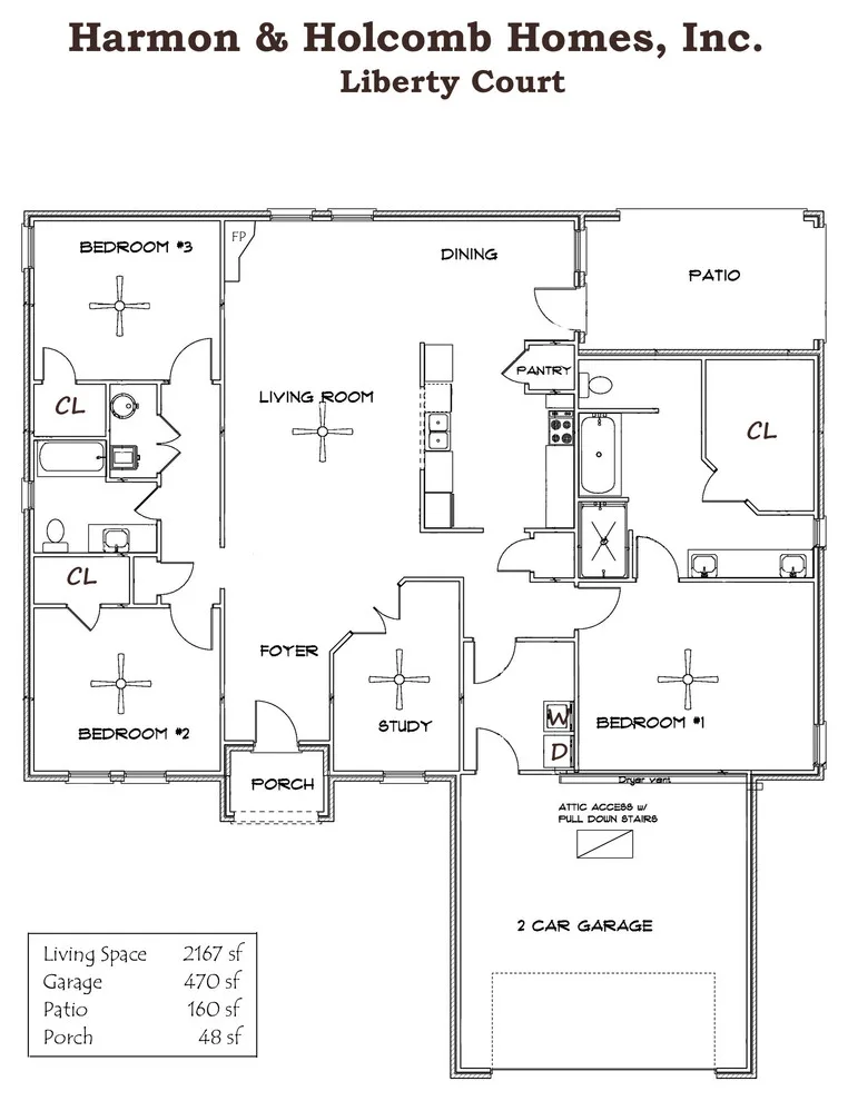 Home Blueprints by Harmon & Holcomb Homes - Photo 72