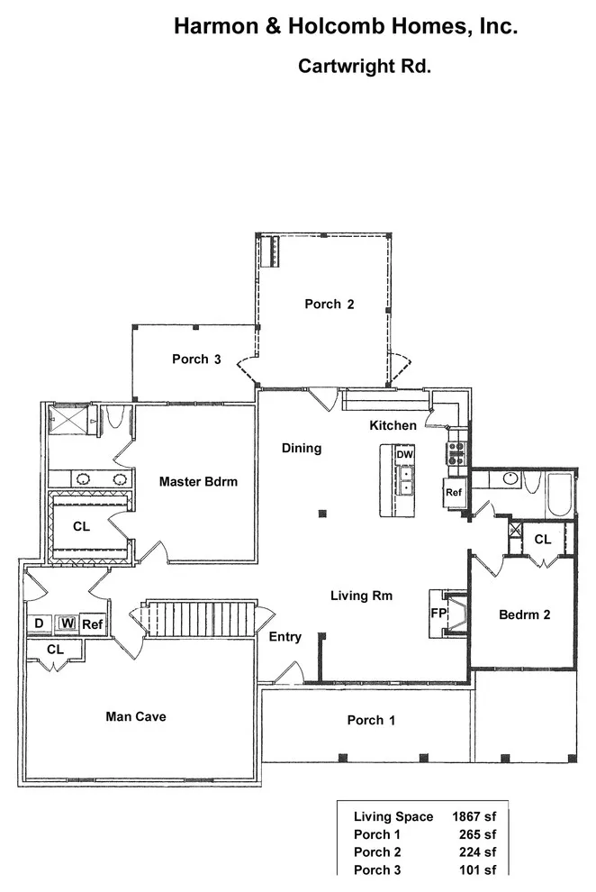 Home Blueprints by Harmon & Holcomb Homes - Photo 25