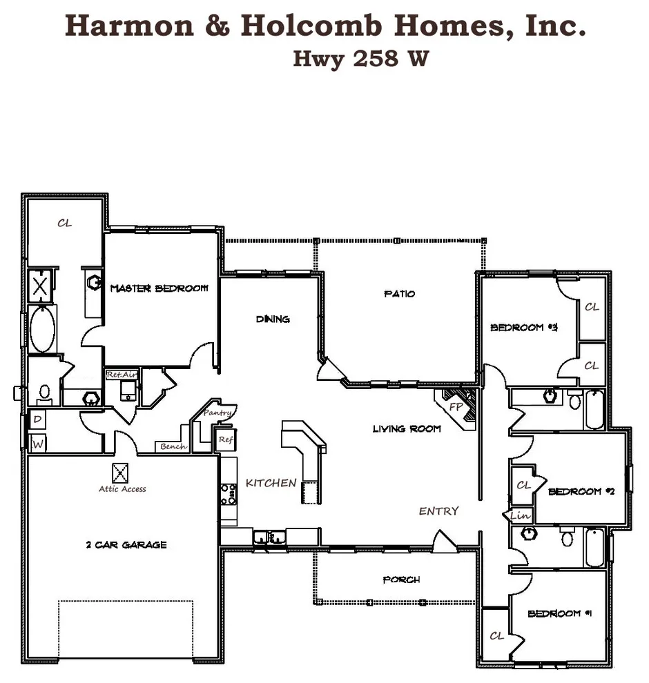 Home Blueprints by Harmon & Holcomb Homes - Photo 40