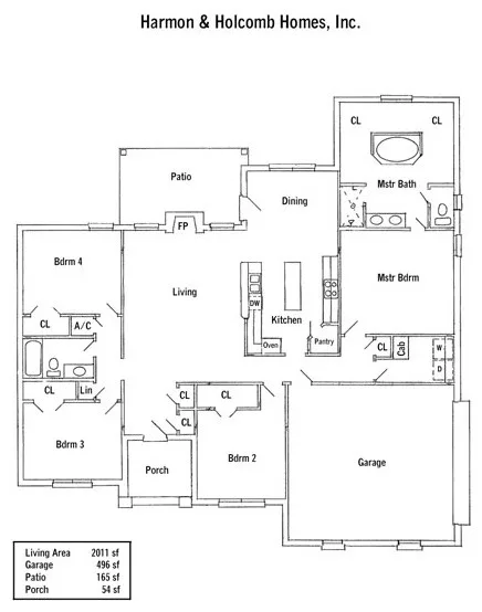 Home Blueprints by Harmon & Holcomb Homes - Photo 103