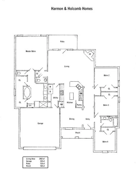Home Blueprints by Harmon & Holcomb Homes - Photo 56