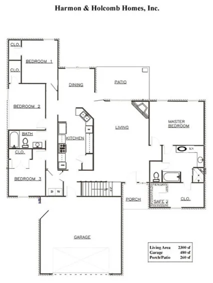 Home Blueprints by Harmon & Holcomb Homes - Photo 125
