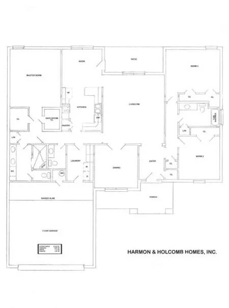 Home Blueprints by Harmon & Holcomb Homes - Photo 10