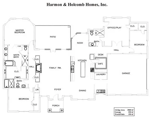 Home Blueprints by Harmon & Holcomb Homes - Photo 28