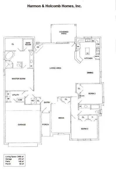 Home Blueprints by Harmon & Holcomb Homes - Photo 80