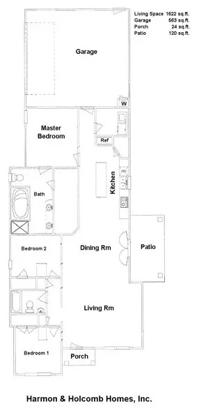 Home Blueprints by Harmon & Holcomb Homes - Photo 102