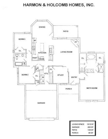 Home Blueprints by Harmon & Holcomb Homes - Photo 113