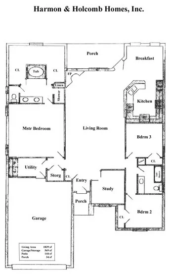 Home Blueprints by Harmon & Holcomb Homes - Photo 122