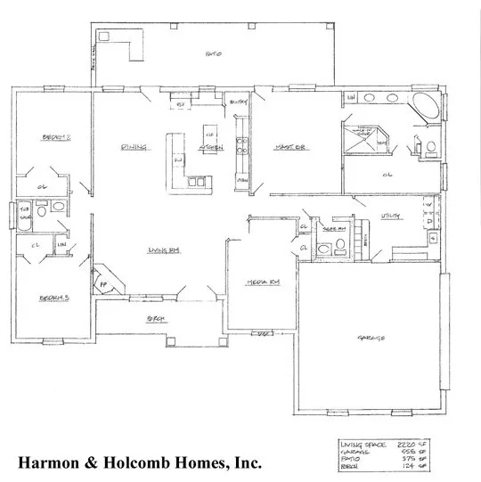 Home Blueprints by Harmon & Holcomb Homes - Photo 42