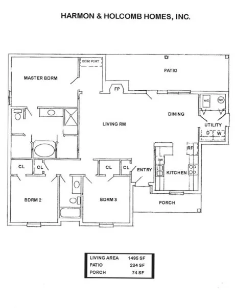 Home Blueprints by Harmon & Holcomb Homes - Photo 105
