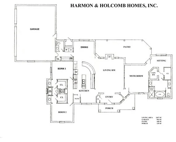 Home Blueprints by Harmon & Holcomb Homes - Photo 38