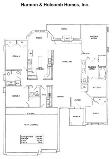 Home Blueprints by Harmon & Holcomb Homes - Photo 62
