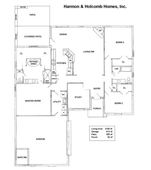 Home Blueprints by Harmon & Holcomb Homes - Photo 23