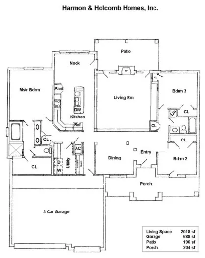 Home Blueprints by Harmon & Holcomb Homes - Photo 118
