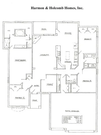 Home Blueprints by Harmon & Holcomb Homes - Photo 63