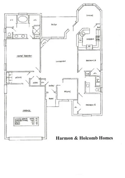 Home Blueprints by Harmon & Holcomb Homes - Photo 35