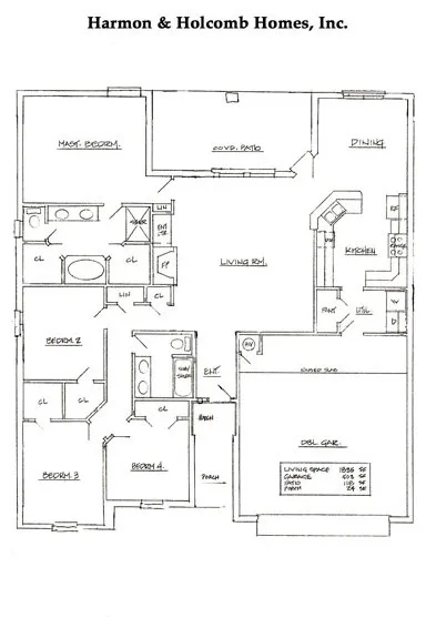 Home Blueprints by Harmon & Holcomb Homes - Photo 24