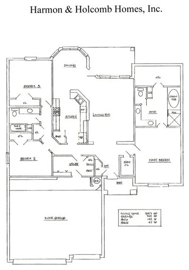 Home Blueprints by Harmon & Holcomb Homes - Photo 55