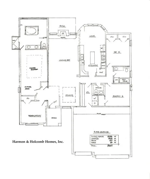 Home Blueprints by Harmon & Holcomb Homes - Photo 49