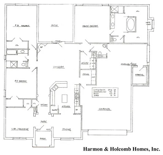 Home Blueprints by Harmon & Holcomb Homes - Photo 15